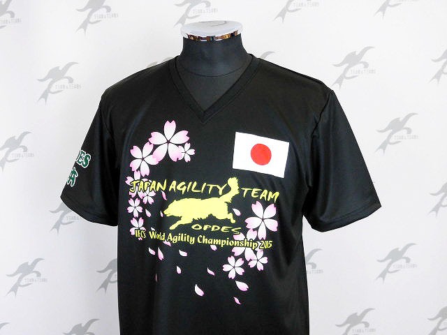 チームTシャツ・ウェア お客様の写真と声 : OPDES AGILITY JAPAN TEAM様［犬の障害競技世界大会］