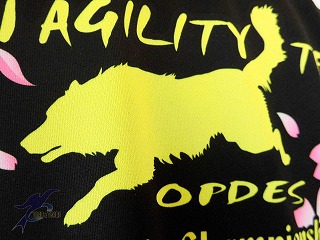 カラーオーダーオリジナル昇華Ｔシャツ 犬の障害競技世界大会 OPDES AGILITY JAPAN TEAM様
