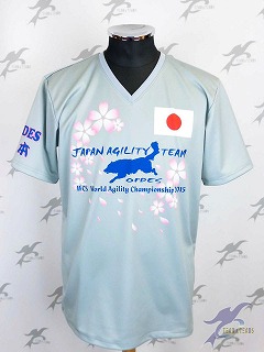 カラーオーダーオリジナル昇華Ｔシャツ アジリティー OPDES AGILITY JAPAN TEAM様