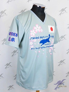 カラーオーダーオリジナル昇華Ｔシャツ 犬の障害競技世界大会 OPDES AGILITY JAPAN TEAM様