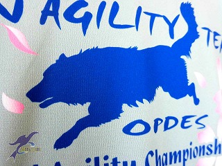 カラーオーダーオリジナル昇華Ｔシャツ 犬の障害競技世界大会 OPDES AGILITY JAPAN TEAM様